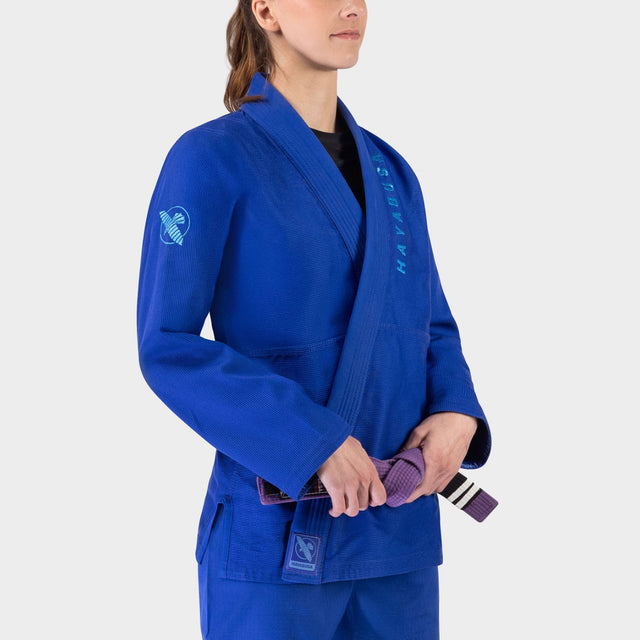 Hayabusa BJJ Gi Jacke Core Lightweight Damen - Blau