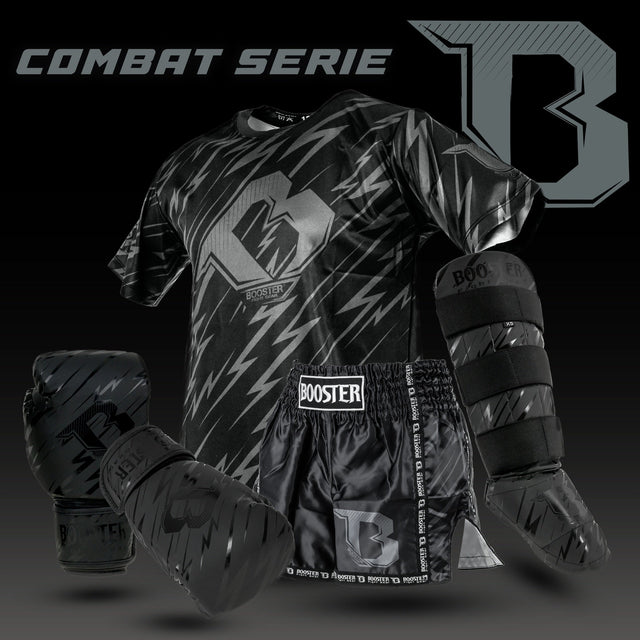 Booster Boxhandschuhe Combat Series Kinder - Schwarz