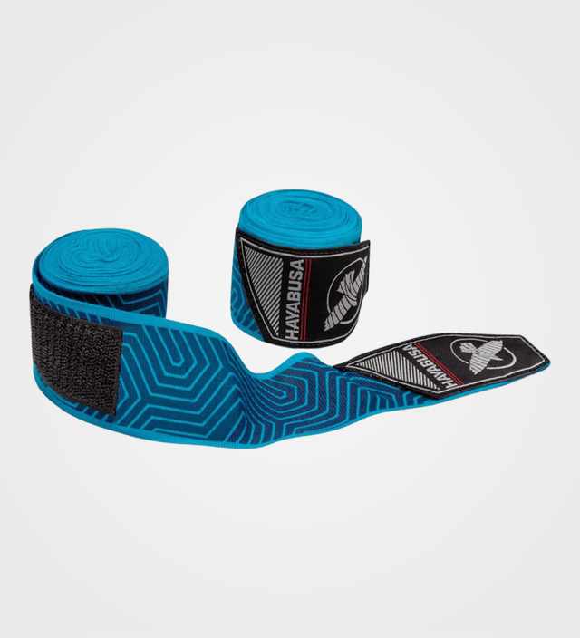 Hayabusa Bandages - Blauw Geo - The Fight Company Deutschland