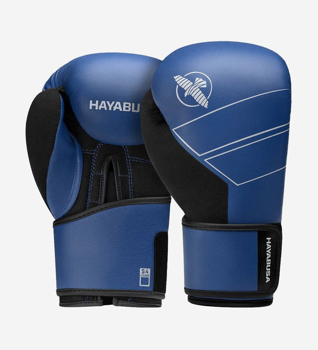 Hayabusa Boxhandschuhe S4 Leder - Blau - The Fight Company Deutschland