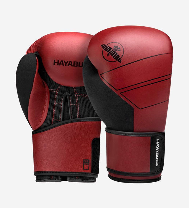 Hayabusa (Kick)Bokshandschoenen S4 Leer - Rood - The Fight Company Deutschland