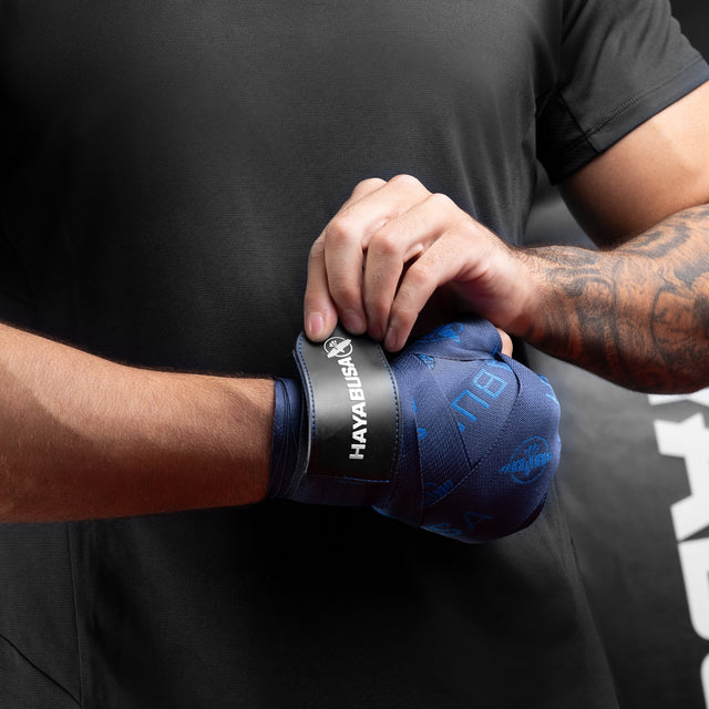 Hayabusa Boxbandagen Deluxe - Blau