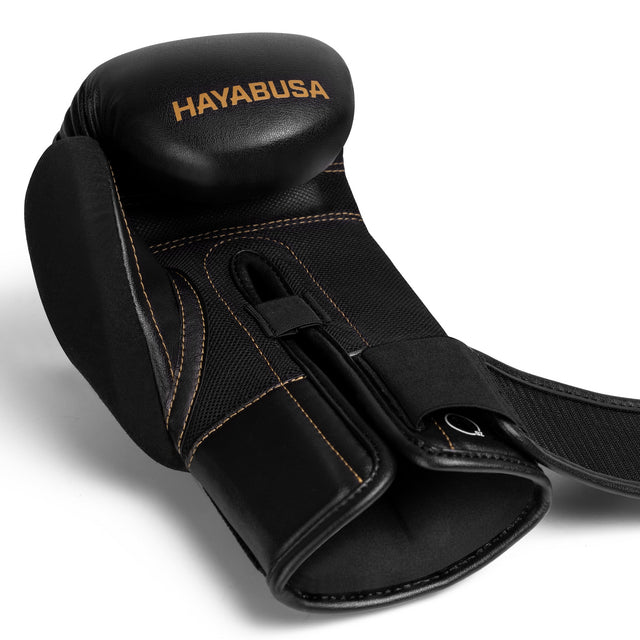 Hayabusa Boxhandschuhe E1 - Schwarz/Gold