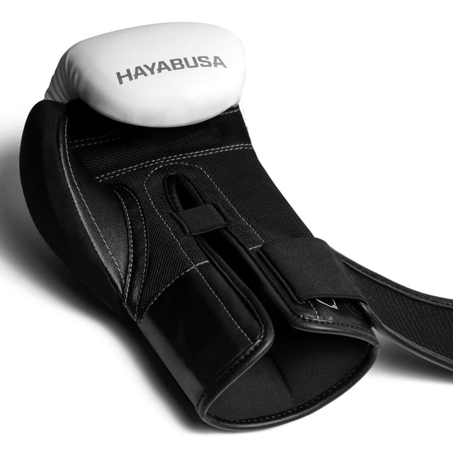 Hayabusa Boxhandschuhe E1 - Weiss/Schwarz/Silber