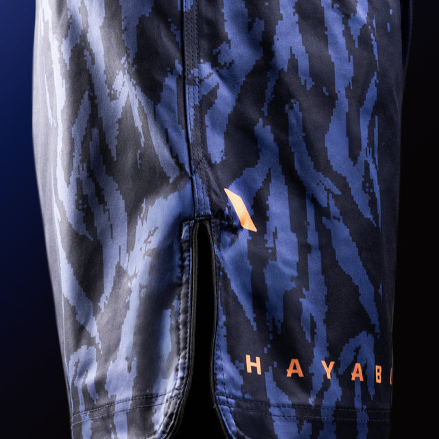 Hayabusa MMA-Shorts Apex Lang - Dunkelblau
