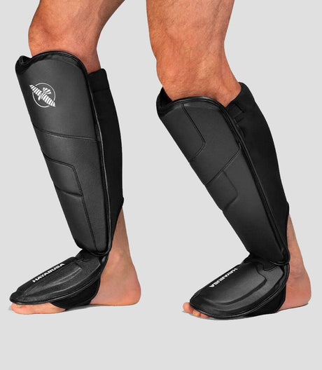 Hayabusa Schienbeinschoner T3 Full - Schwarz - The Fight Company Deutschland