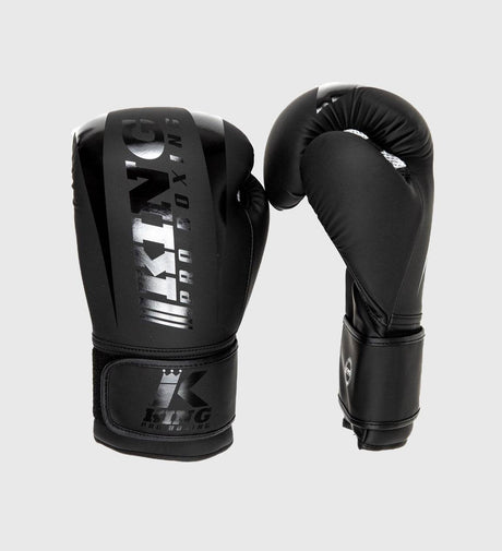 King Boxhandschuhe Revo - Schwarz/Schwarz - The Fight Company Deutschland