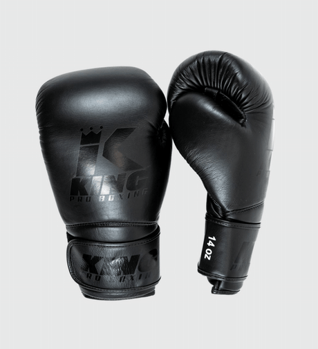 King Boxhandschuhe Star 12 - Schwarz/Schwarz - The Fight Company Deutschland