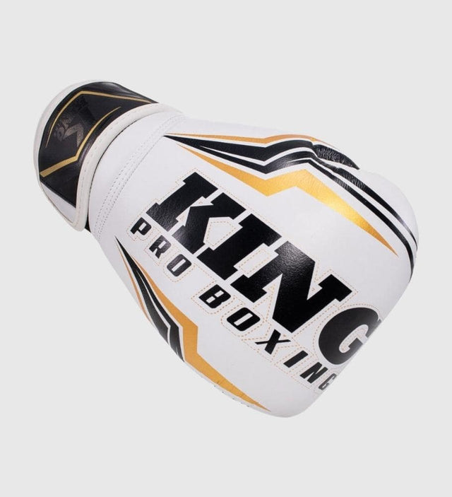King (Kick)Bokshandschoenen Thor - Wit/Zwart/Goud - The Fight Company Deutschland