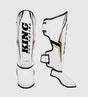 King Kickboks Scheenbeschermers Thor - Wit/Zwart/Goud - The Fight Company Deutschland