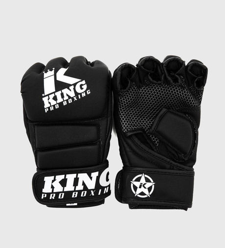 King MMA Handschuhe Revo2 - Schwarz/Weiss - The Fight Company Deutschland
