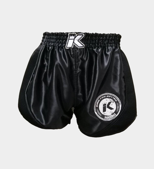 King Pro Boxing Kickboks Broekje - Zwart - The Fight Company Deutschland