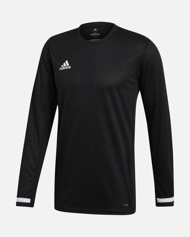 Adidas T19 Jersey Lange Ärmel - Schwarz/Weiß