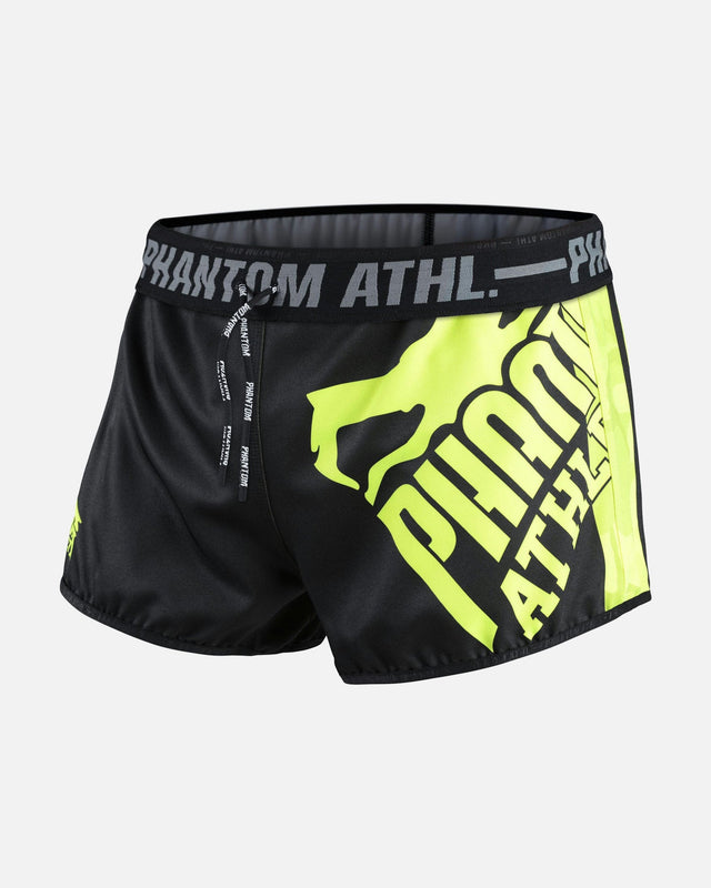 Phantom Athletics Muay Thai Shorts Revolution - Schwarz/Neon