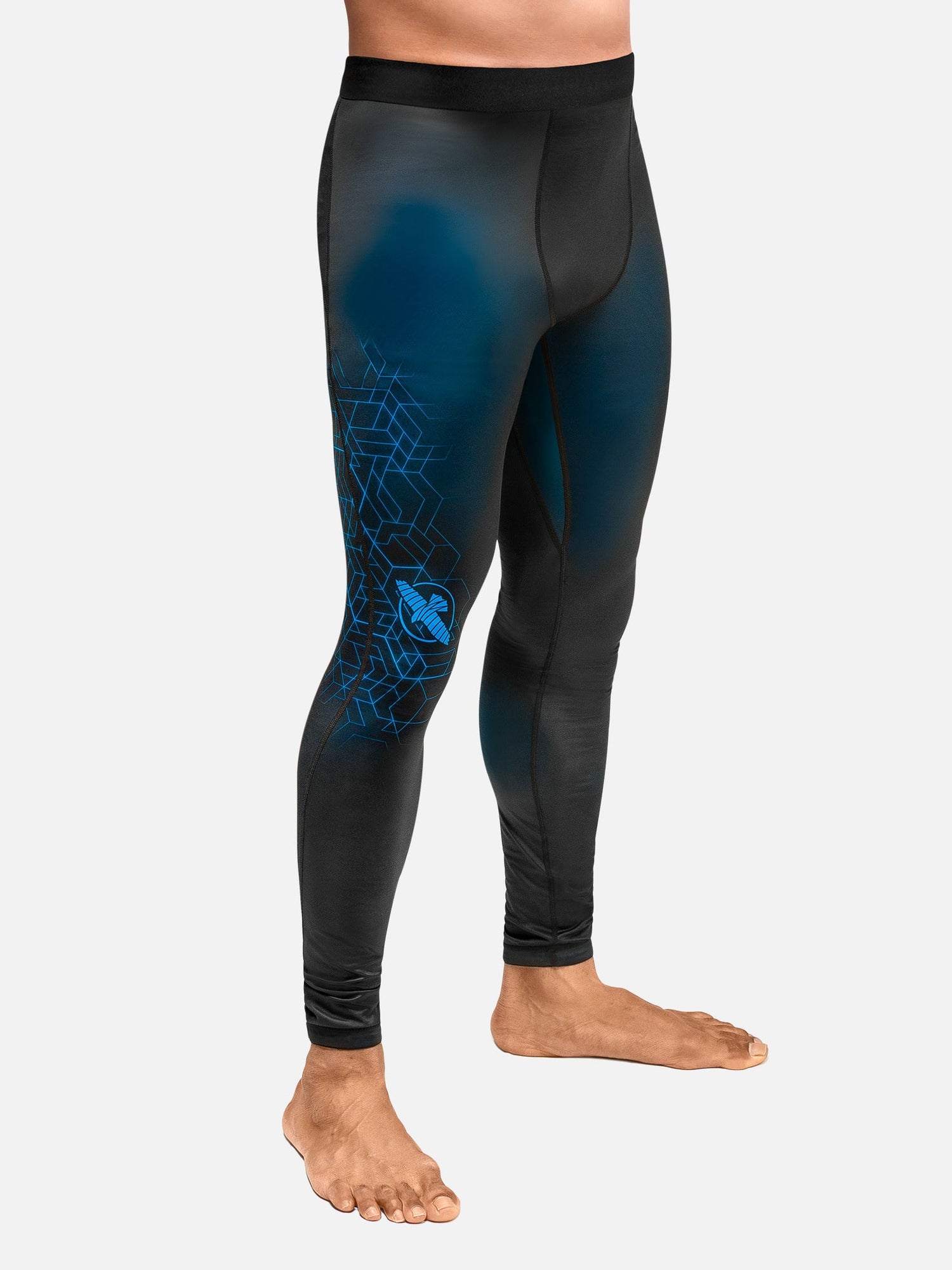 Hayabusa Kompressionsshorts Geo - Blau