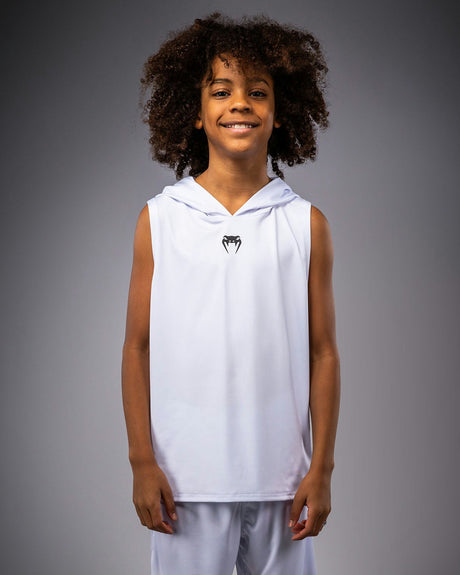 Venum Hoodie Elite Ärmellos Kinder - Weiß