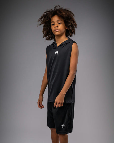 Venum Hoodie Elite Ärmellos Kinder - Schwarz