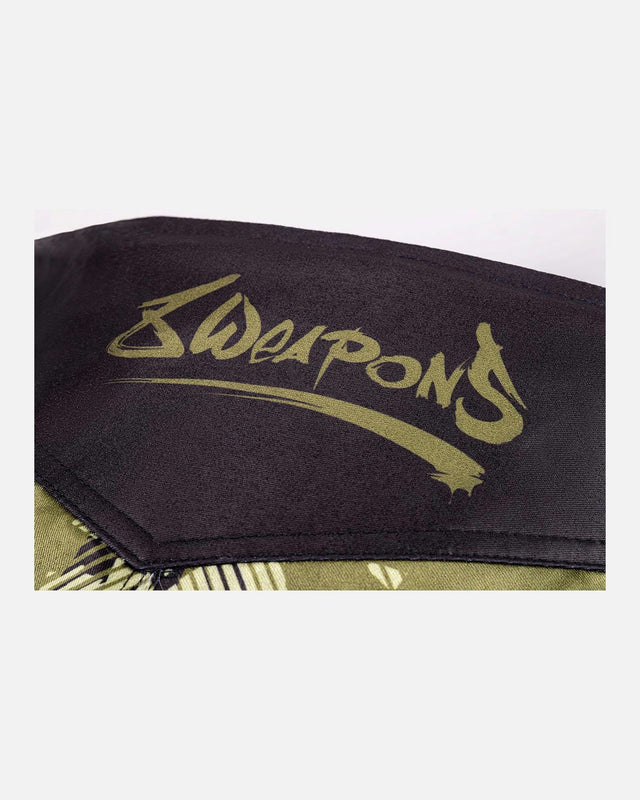 8 WEAPONS MMA Shorts Hit 2.0 - Oliv/Schwarz