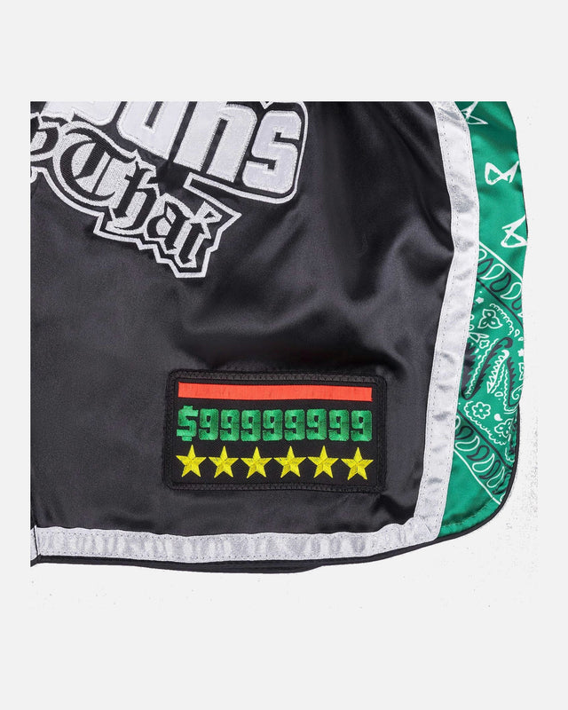 8 WEAPONS Muay-Thai-Shorts West Coast - Grün