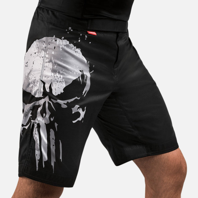 Hayabusa Marvel MMA Shorts The Punisher - Schwarz
