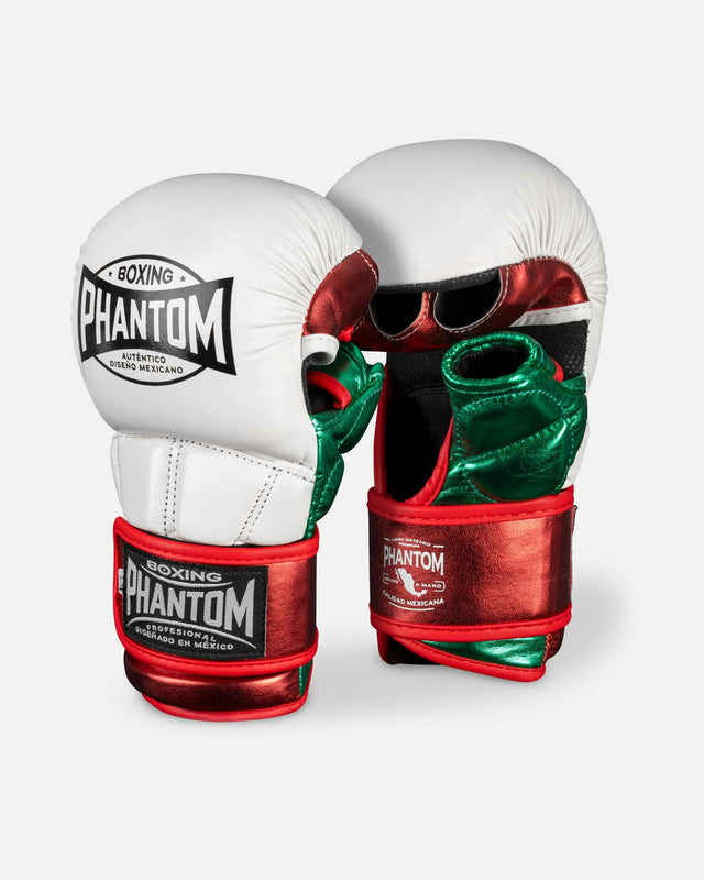 Phantom Athletics MMA Handschuhe Mexico - Weiß/Grün/Rot