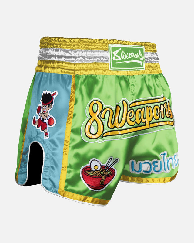 8 WEAPONS Muay-Thai-Shorts Yummy - Grün
