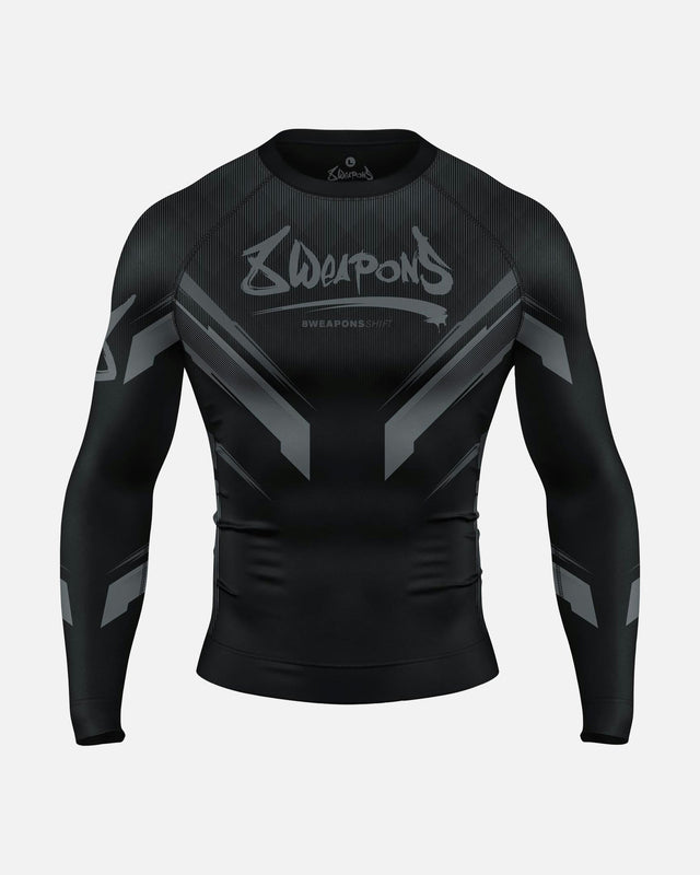 8 WEAPONS Rashguard Shift - Schwarz