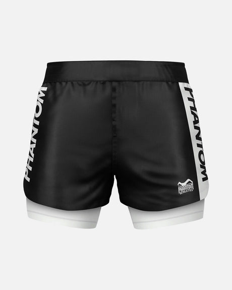 Phantom Athletics Compressie Shorts Fusion-R 2in1 Ranked - Blauw