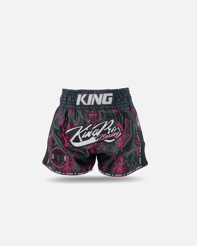 King Pro Boxing Muay-Thai-Shorts Devil - Schwarz