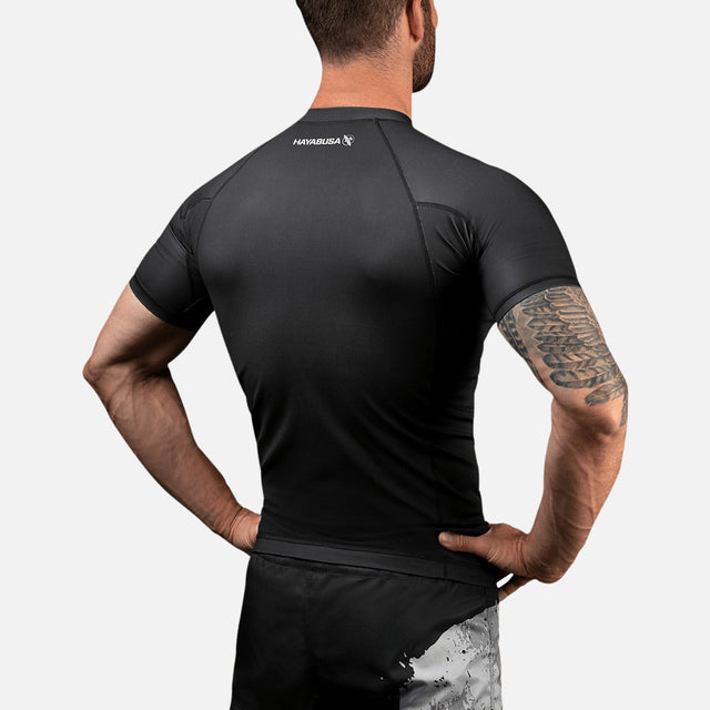Hayabusa Rashguard Marvel The Punisher Kurzarm - Schwarz