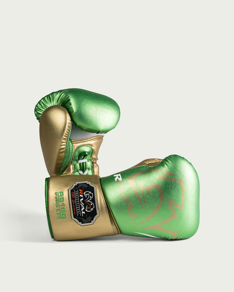 Rival Boxhandschuhe RS100 Pro Sparring - Grün/Gold