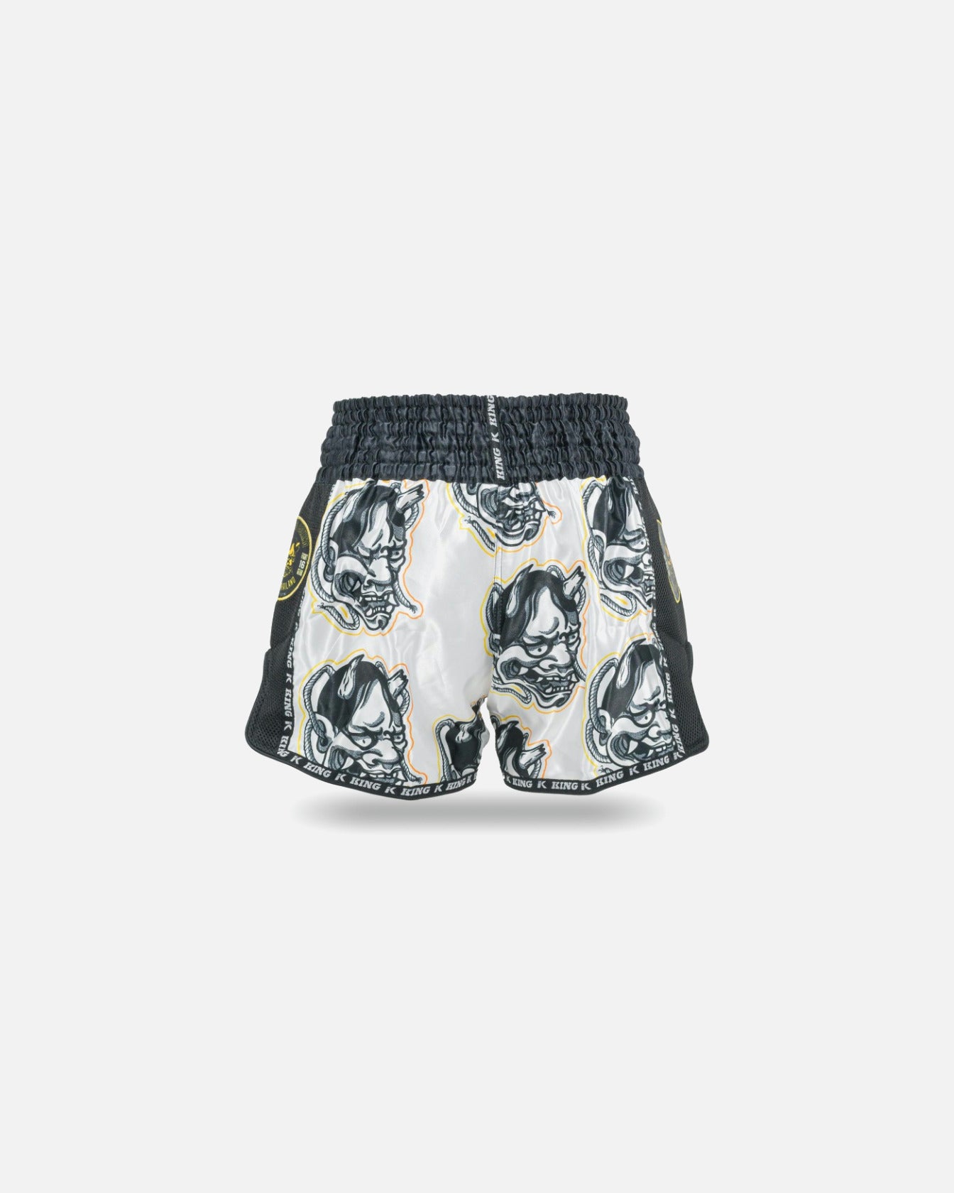 King Pro Boxing Muay Thai Shorts Demon - Weiß