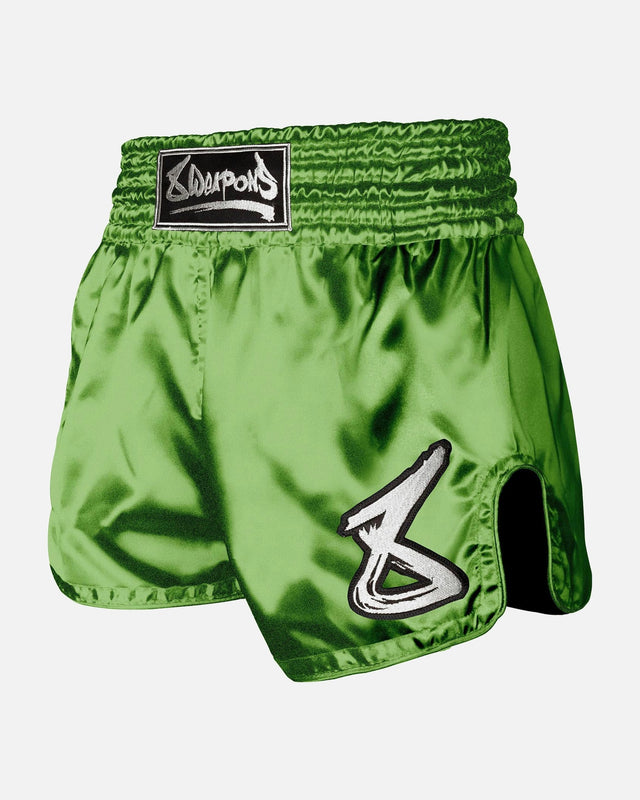 8 WEAPONS Muay-Thai-Shorts Strike - Grün
