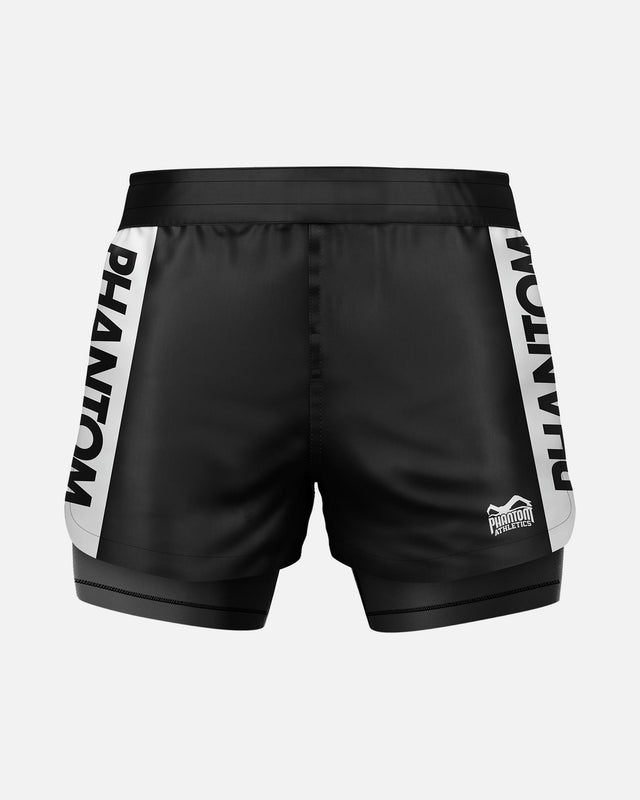 Phantom Athletics Kompressionsshorts Fusion 2in1 Apex - Schwarz