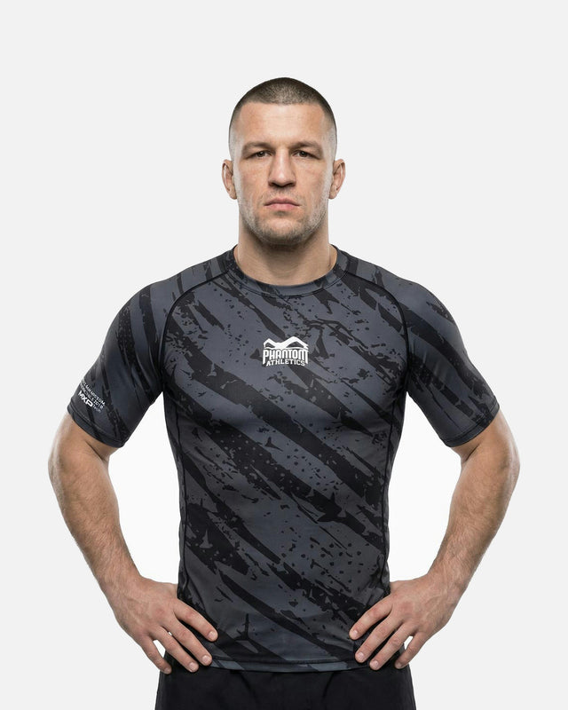 Phantom Athletics Rashguard EVO Camo Tiger - Grau