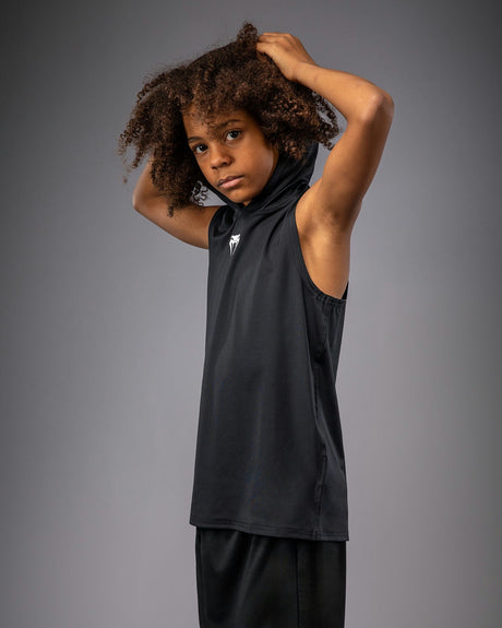 Venum Hoodie Elite Ärmellos Kinder - Schwarz