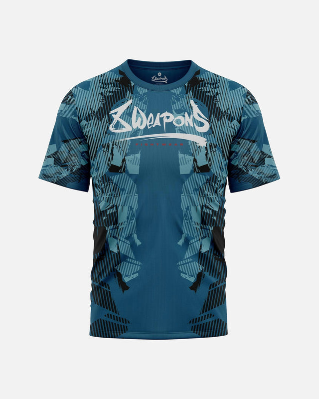 8 WEAPONS T-Shirt Funktionell Hit 2.0 - Marineblau/Schwarz