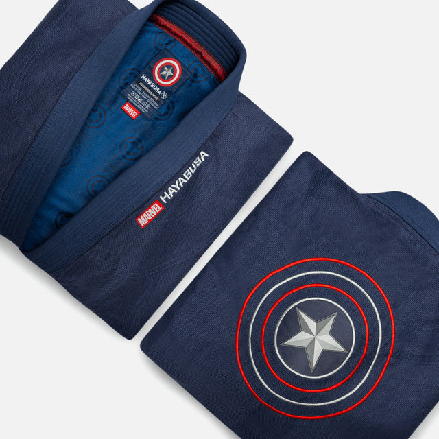 Hayabusa Marvel BJJ Gi Captain America - Blau