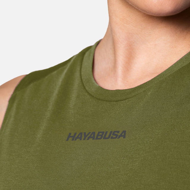 Hayabusa Tank Top Damen - Olivgrün
