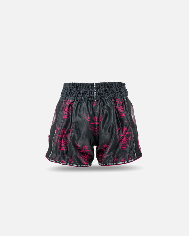 King Pro Boxing Muay-Thai-Shorts Devil - Schwarz
