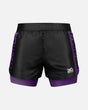 Phantom Athletics Compressie Shorts Fusion-R 2in1 Ranked - Paars