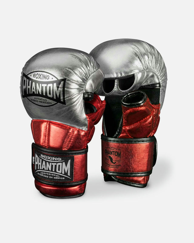 Phantom Athletics MMA-Handschuhe Mexico - Silber/Rot