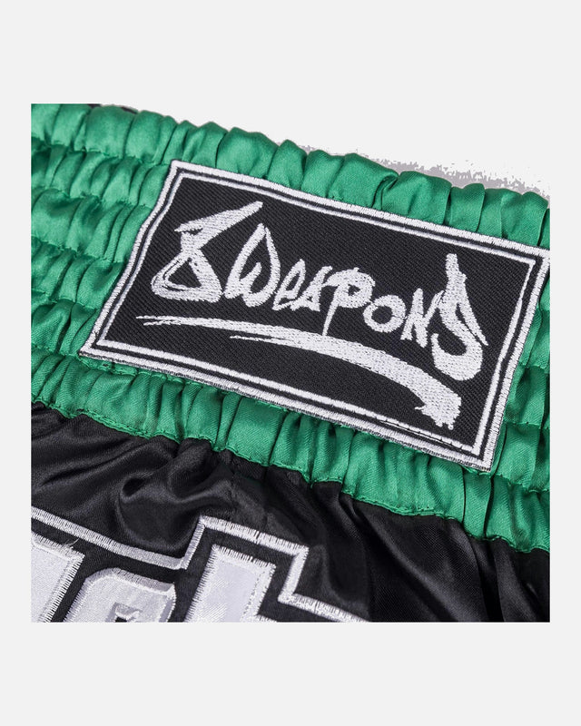 8 WEAPONS Muay-Thai-Shorts West Coast - Grün