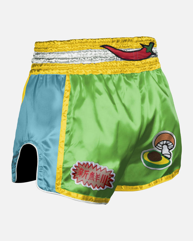 8 WEAPONS Muay-Thai-Shorts Yummy - Grün