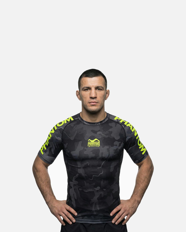 Phantom Athletics Rashguard EVO Neon - Schwarz/Neon