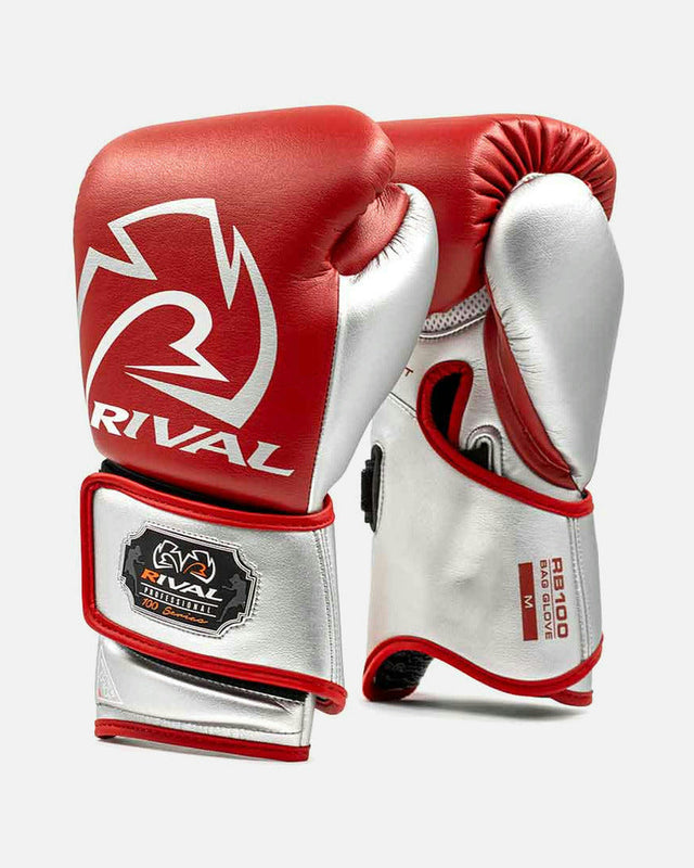 Rival Sandsackhandschuhe RB100 Professional - Rot/Silber