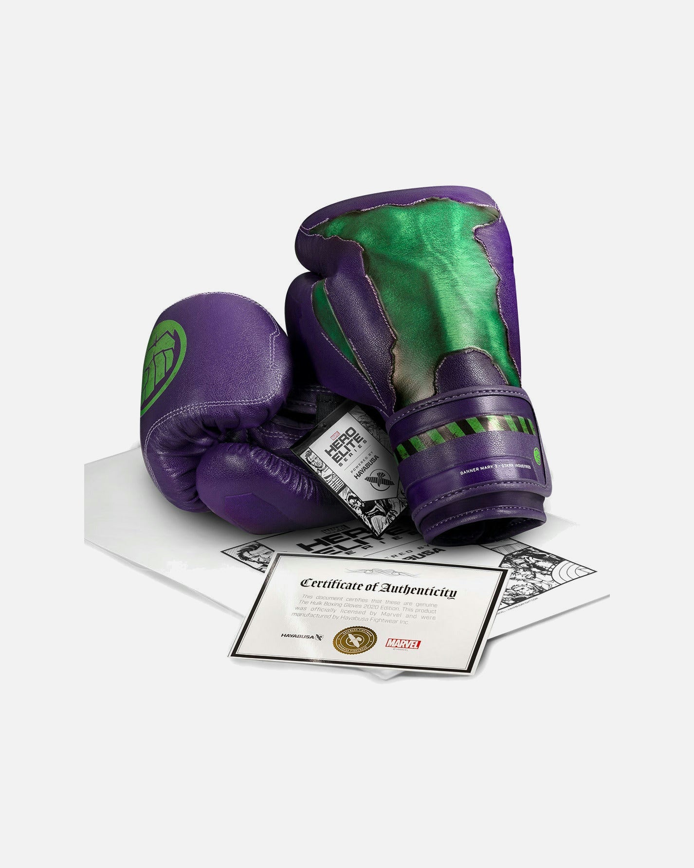 Hayabusa Boxhandschuhe Hulk - Lila/Grün