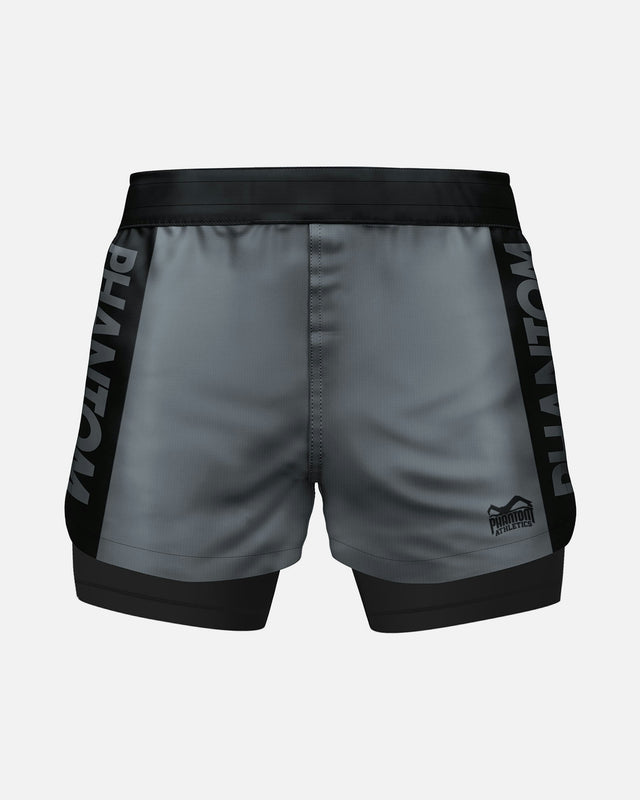 Phantom Athletics Kompressionsshorts Fusion 2in1 Apex - Grau