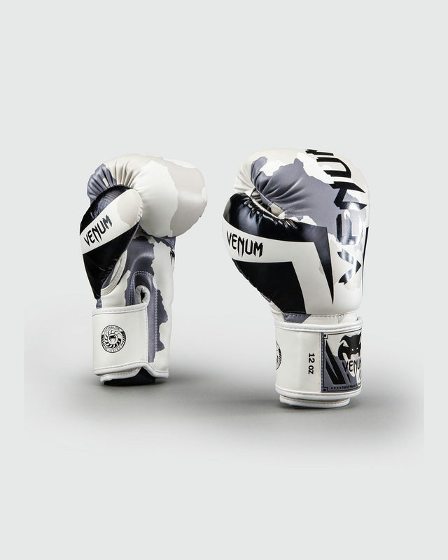 Venum Boxhandschuhe Elite - Weiß/Melange Grau