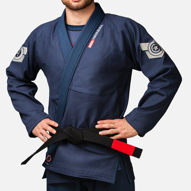 Hayabusa Marvel BJJ Gi Captain America - Blau